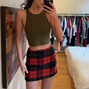 Forever 21 Olive Tank Top